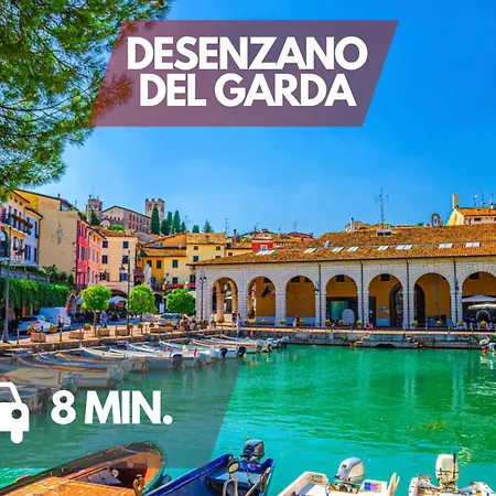 5 Min From Garda, With Free Swimming Pool 파뎅게술가르다